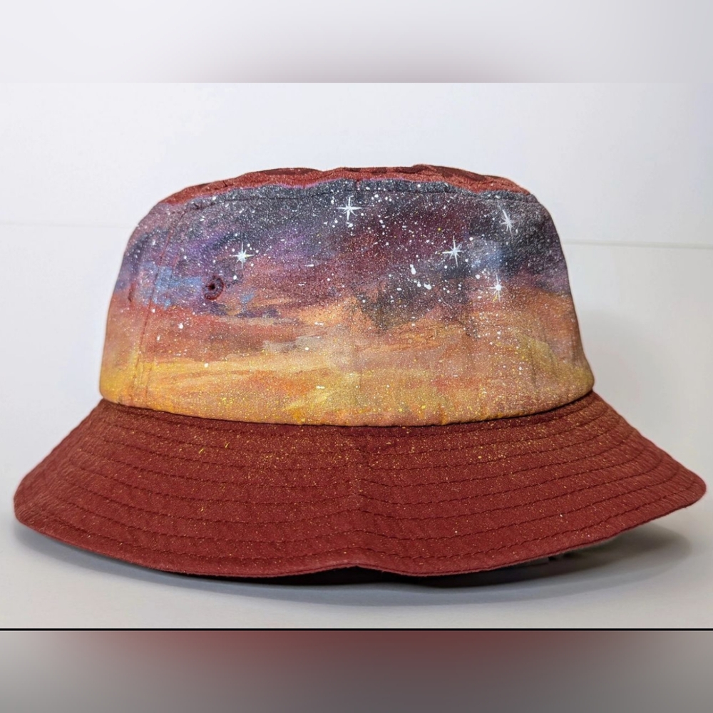 CUSTOM PAINTED 1 OF 1 Bucket Hat